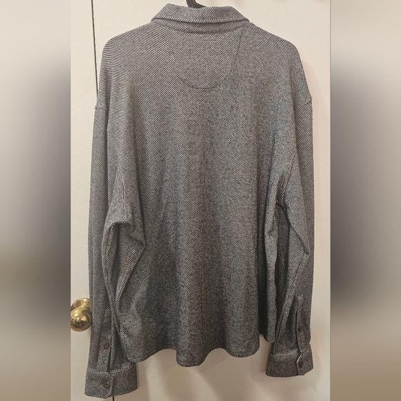 Johnnie O Carl Stretch Flannel Lodge Shirt Men's Size Medium - Picture 8 of 13